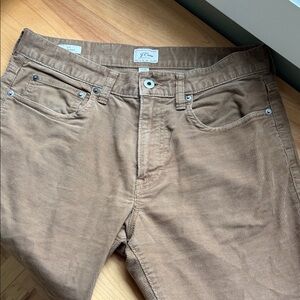 J. Crew Men's Brown Corduroy Trousers